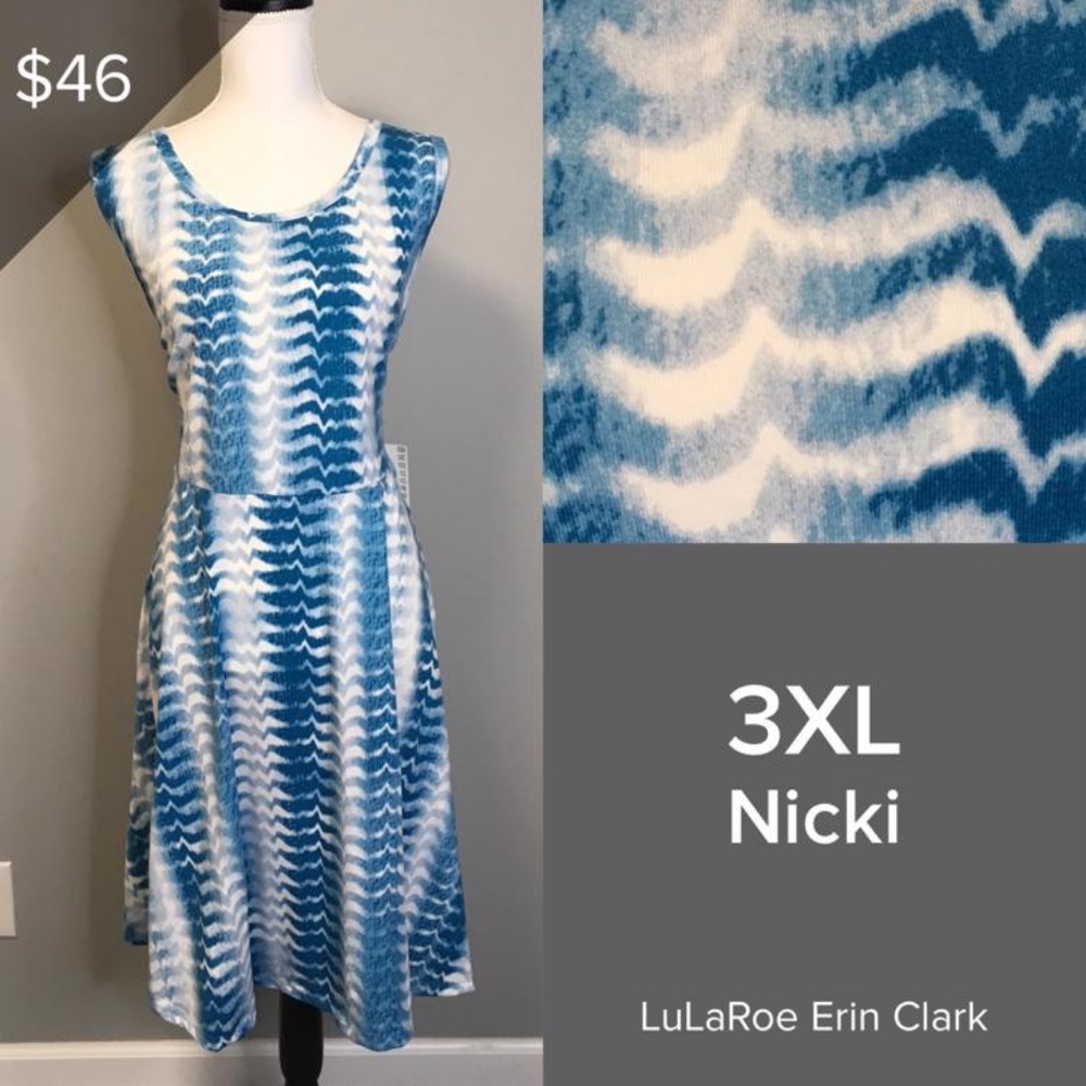 LuLaRoe 3XL Nikki Dress